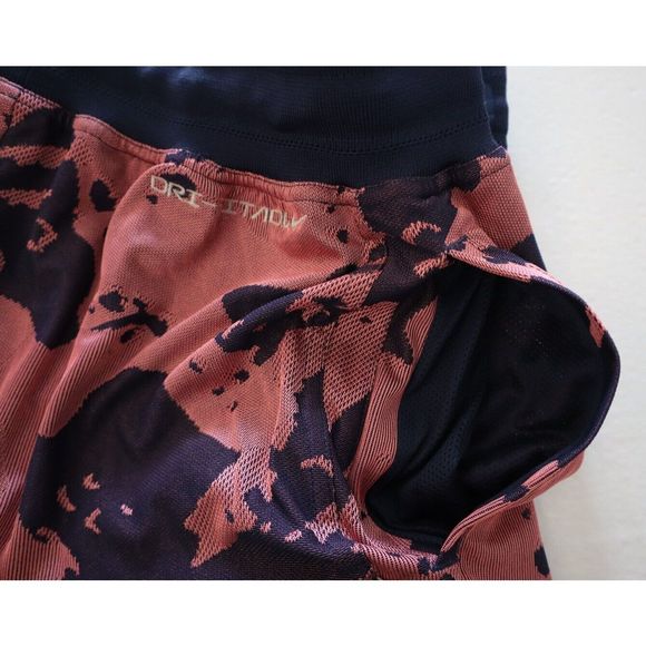 Nike DX0329-410 Men's Sz S Navy/Sea Coral Dri-Fit ADV 8" Basketball Shorts - Picture 8 of 11